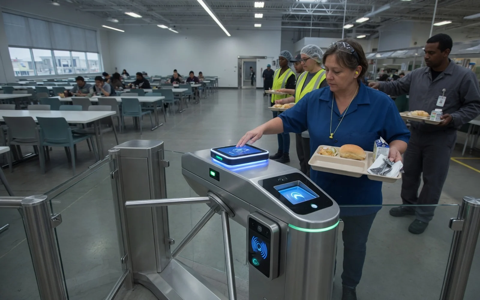 Учёт питания: талоны, biometrics, списки смен