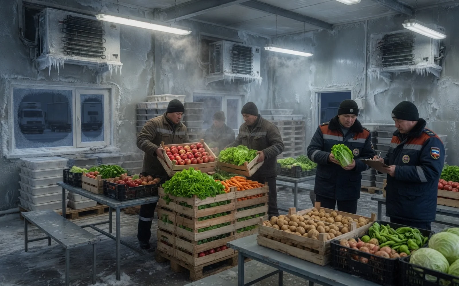 Приёмка продуктов на удалённом объекте